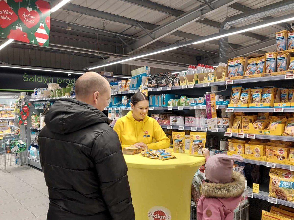 Pedigree Dentastix – Produktų pristatymas prekybos centre · LT